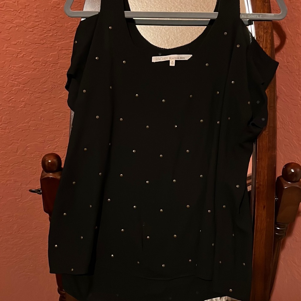 Cold shoulder Rachel Roy top